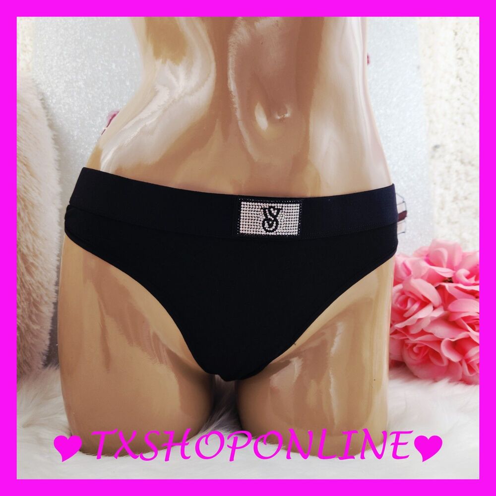 💗👙Victoria's Secret Shine Patch Cotton Thong Panty👙💗
